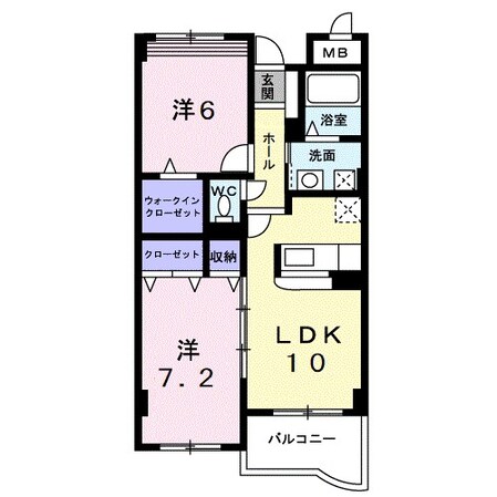 ヴィラ　フィオーレの物件間取画像